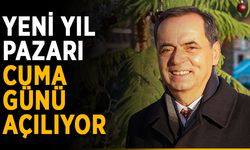 Yeni yıl pazarı cuma günü açılıyor
