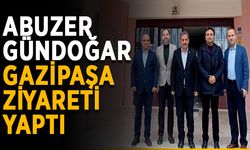 Abuzer Gündoğar, Gazipaşa ziyareti yaptı