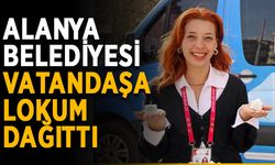 Alanya Belediyesi vatandaşa lokum dağıttı