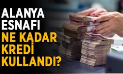Alanya esnafı ne kadar kredi kullandı?