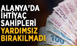 Alanya’da ihtiyaç sahipleri yardımsız bırakılmadı