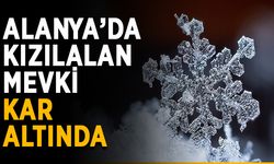 Alanya’da Kızılalan mevki kar altında