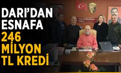 Başkan Darı’dan esnafa 246 milyon TL kredi