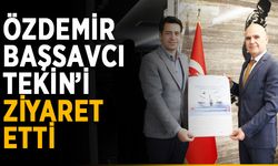 Başkan Özdemir’den Başsavcı Tekin’e ziyaret