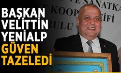 Başkan Velittin Yenialp güven tazeledi