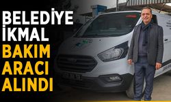 Belediye ikmal bakım aracı alındı