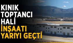 Kınık Toptancı Hali inşaatı yarıyı geçti