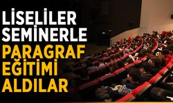 Alanya'da seminerle paragraf eğitimi aldılar