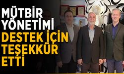 MÜTBİR yönetimi destek için teşekkür etti