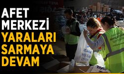 Afet Merkezi yaraları sarmaya devam