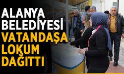 Alanya Belediyesi vatandaşa lokum dağıttı