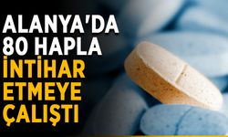 Alanya'da 80 hapla intihar etmeye çalıştı