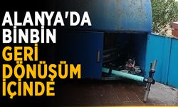 Alanya'da BinBin geri dönüşüm içinde