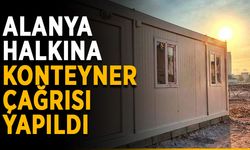 Alanya halkına konteyner çağrısı yapıldı