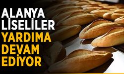 Alanya liseliler yardıma devam ediyor