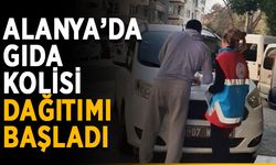 Alanya’da mağdurlara erzak dağıtımı başladı