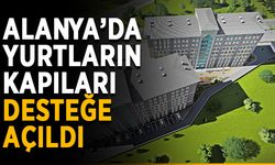 Alanya’da yurtların kapıları depremzedelere açıldı