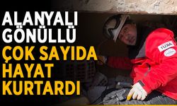 Alanyalı gönüllü çok sayıda hayat kurtardı