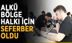 ALKÜ bölge halkı için seferber oldu