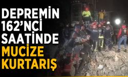 Depremin 162’nci saatinde mucize kurtarış