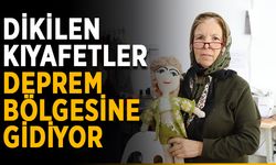 Dikilen kıyafetler deprem bölgesine gidiyor