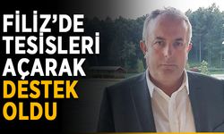 Filiz’de tesislerinin kapısı açarak destek oldu