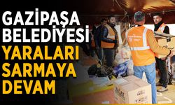 Gazipaşa Belediyesi, yaraları sarmaya devam