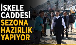 İskele caddesi sezona hazırlık yapıyor