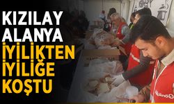 Kızılay Alanya iyilikten iyiliğe koştu