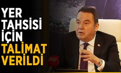 Yer tahsisi için talimat verildi