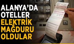 Alanya’da oteller elektrik mağduru oldular