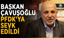 Başkan Çavuşoğlu PFDK'ya sevk edildi