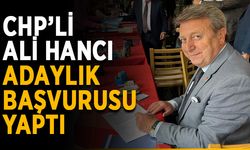 CHP’li Ali Hancı adaylık başvurusu yaptı