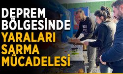 Deprem bölgesinde yaraları sarma mücadelesi