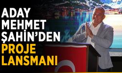Mehmet Şahin bugün projelerini açıklıyor