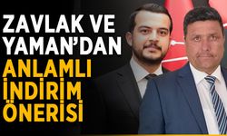 Zavlak ve Yaman'dan anlamlı indirim önerisi