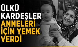 Ülkü kardeşler anneleri için taziye yemeği verdi