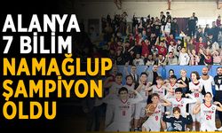 Alanya 7 Bilim namağlup şampiyon oldu