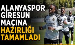 Alanyaspor Giresun maçına hazırlığı tamamladı
