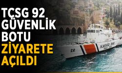 TCSG 92 Sahil Güvenlik Botu ziyarete açıldı
