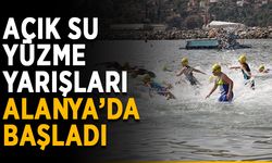 Açık Su Yüzme Yarışları Alanya’da başladı