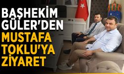 Başhekim Güler'den Mustafa Toklu'ya ziyaret