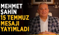 Mehmet Şahin, 15 Temmuz mesajı yayımladı