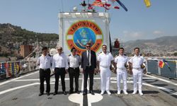 Alanya’da TCSG-YAŞAM gemisine kaymakam ziyareti