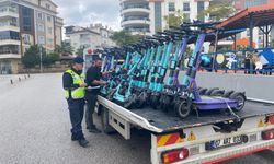 Alanya’da scooter avı sürüyor: Trafikten men edildiler