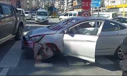 Alanya'da sürücüyü şoka uğratan kaza