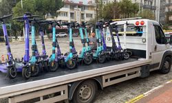 Alanya’da 45 e-scooter trafikten men edildi