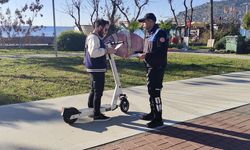 Alanya’da e-scooter avı! Tam 130 scooter trafikten çekildi