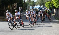 Alanya'da bisiklet yarışı heyecanı yaşandı