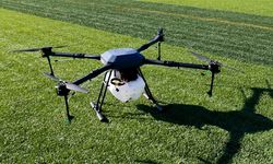 Alanya’da seralarda drone işçiler çalışıyor